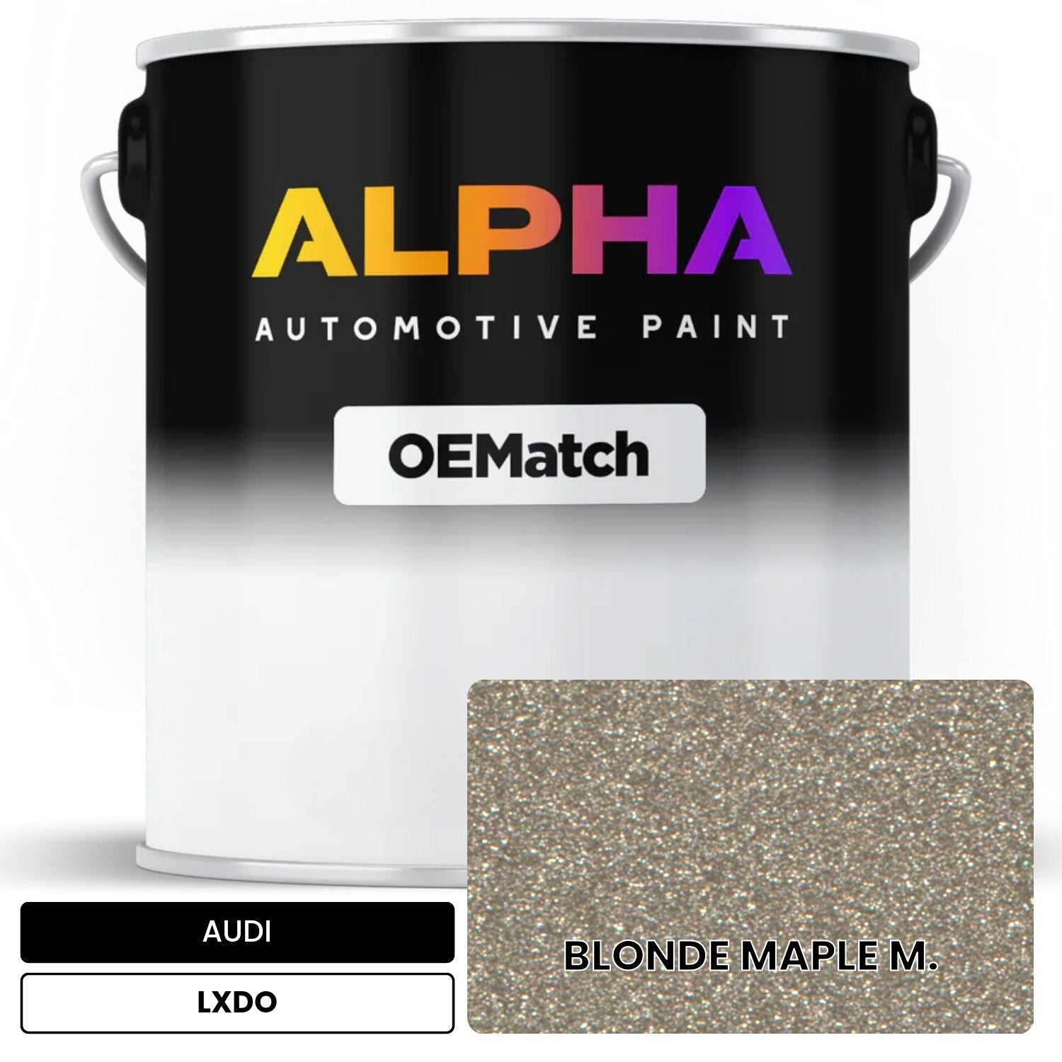 AUDI Light Sandstone Metallic LXDO OEMatch Basecoat
