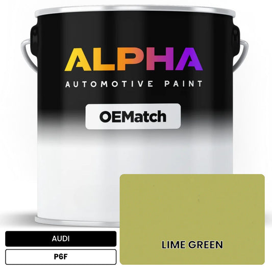 AUDI Lime Green P6F OEMatch Basecoat