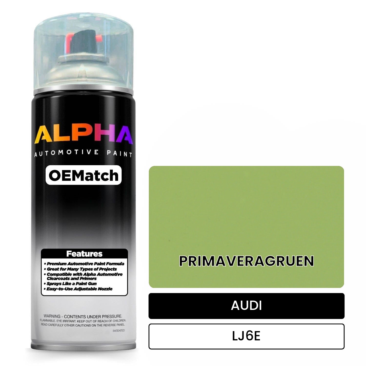 AUDI Primavera Green LJ6E OEMatch Spraycan