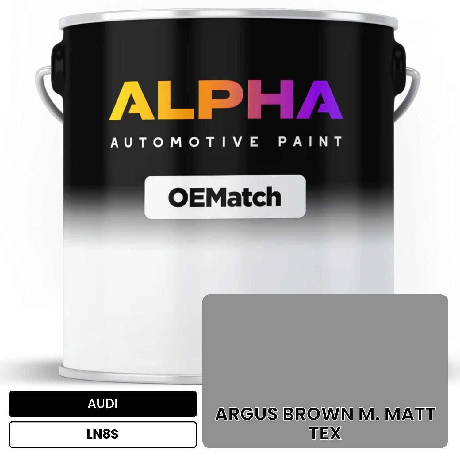 AUDI ARGUS BROWN M. MATT TEX  LN8S OEMatch Basecoat