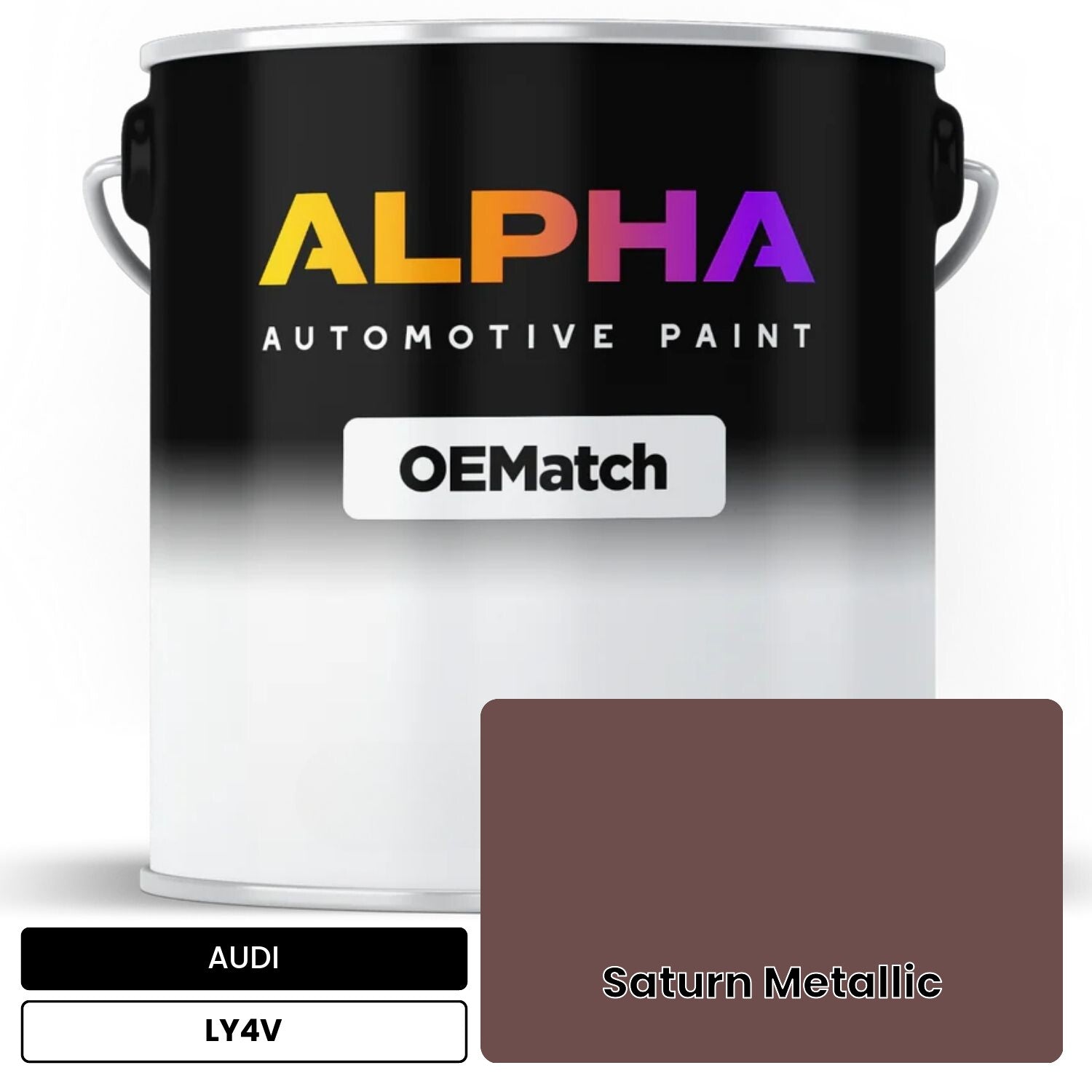 AUDI Saturn Metallic LY4V OEMatch Basecoat