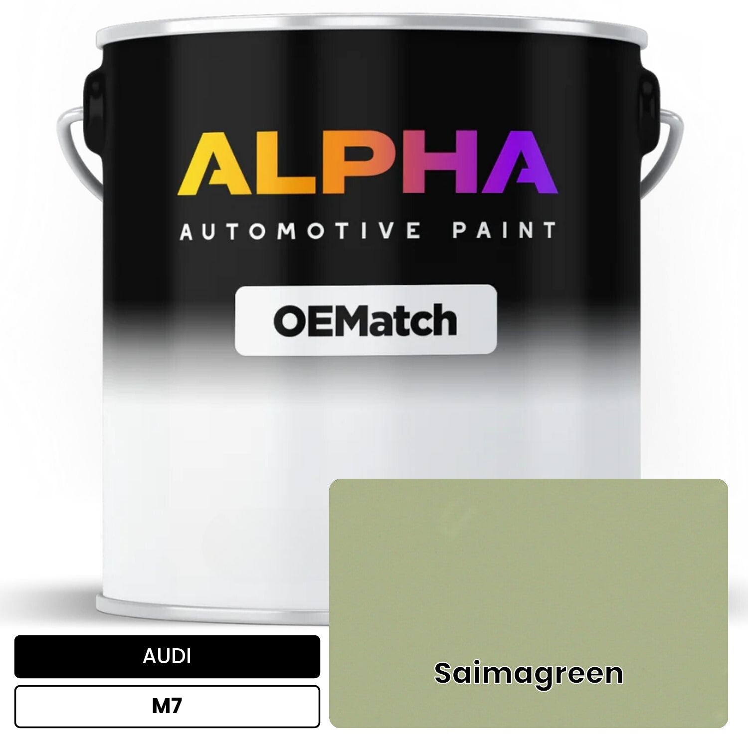 AUDI Saimagreen M7 OEMatch Basecoat