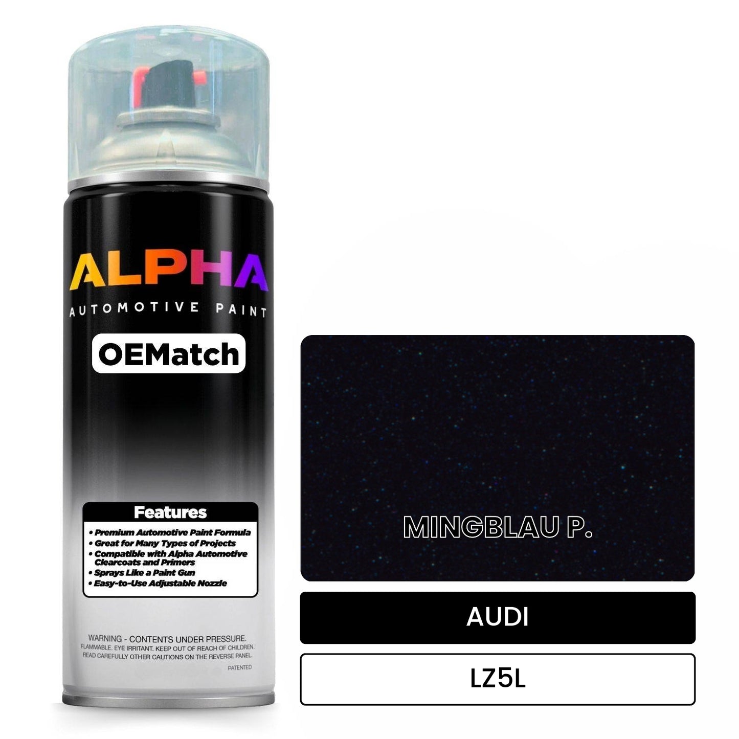 AUDI Ming Blue LZ5L OEMatch Spraycan