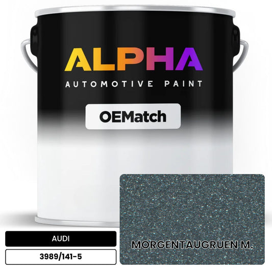 AUDI Morning Dew Metallic 3989/141-5 OEMatch Basecoat