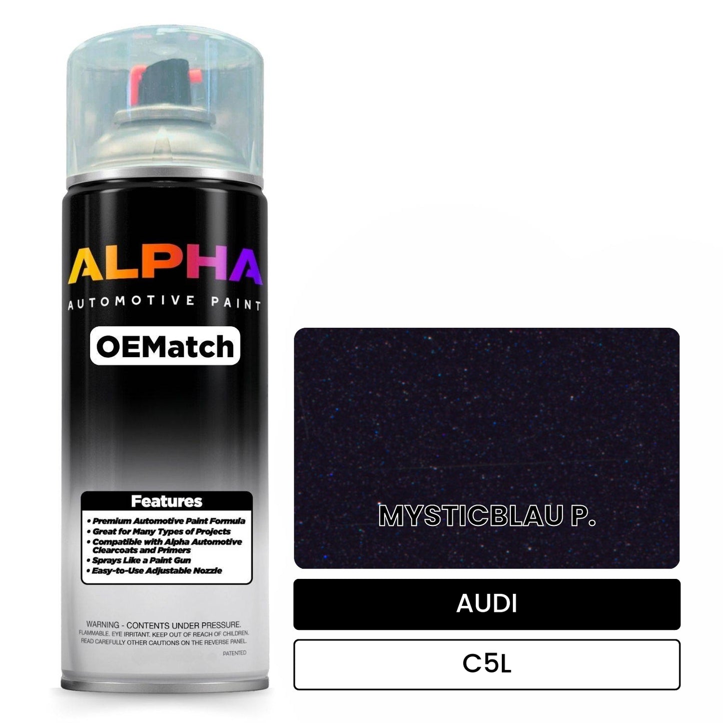 AUDI Mystic Blue C5L OEMatch Spraycan