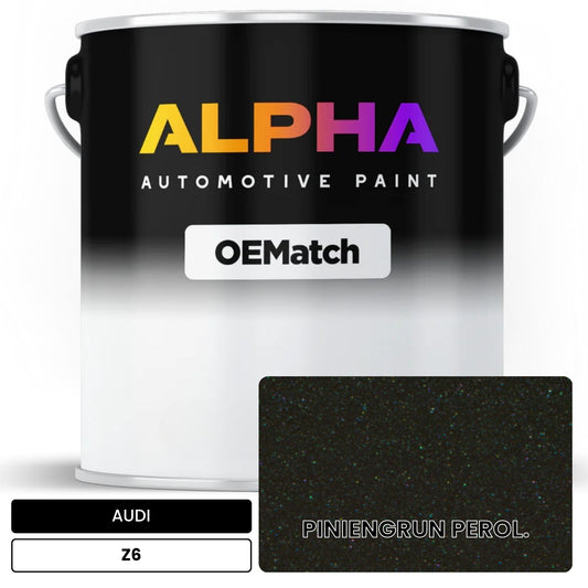 AUDI Pine Green Pearl Z6 OEMatch Basecoat