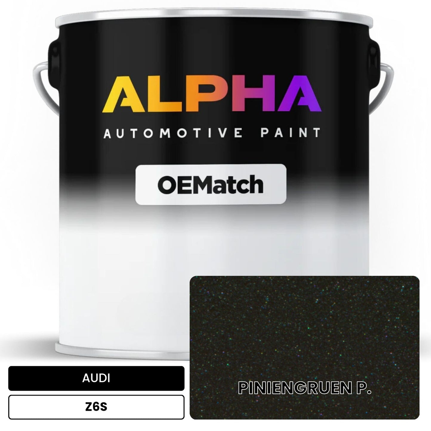 AUDI Pine Green Z6S OEMatch Basecoat