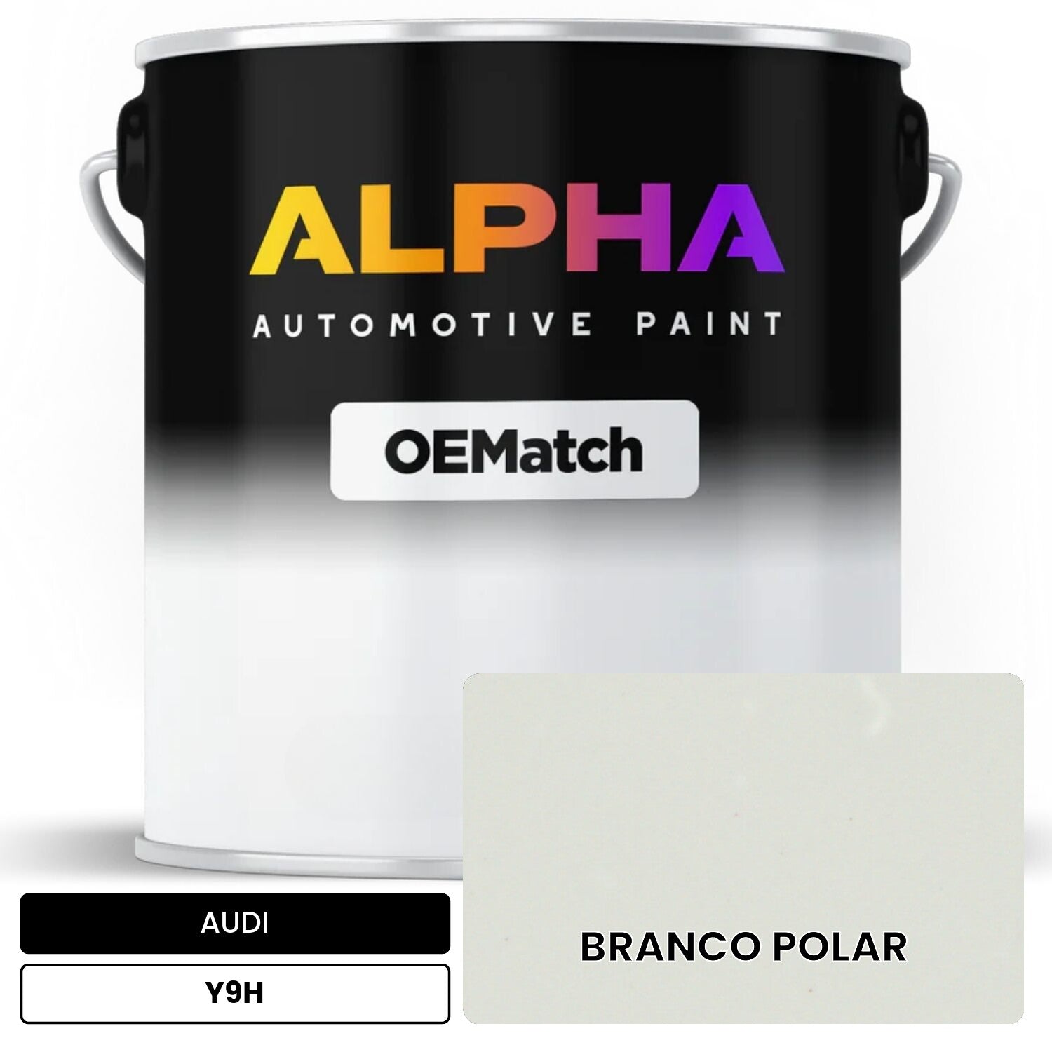 AUDI Polar White Y9H OEMatch Basecoat