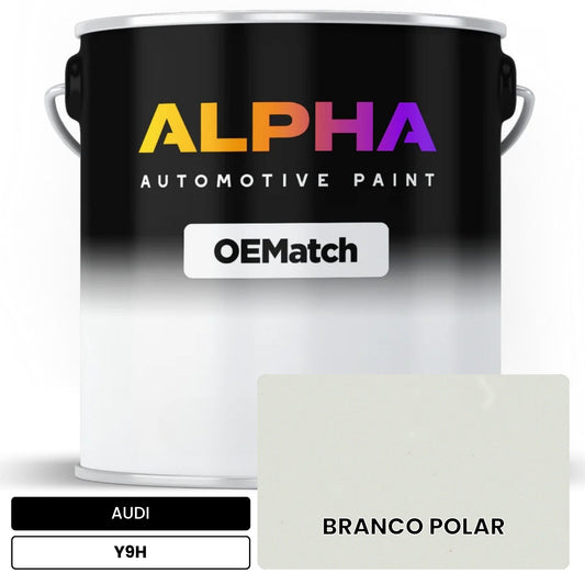 AUDI Polar White Y9H OEMatch Basecoat