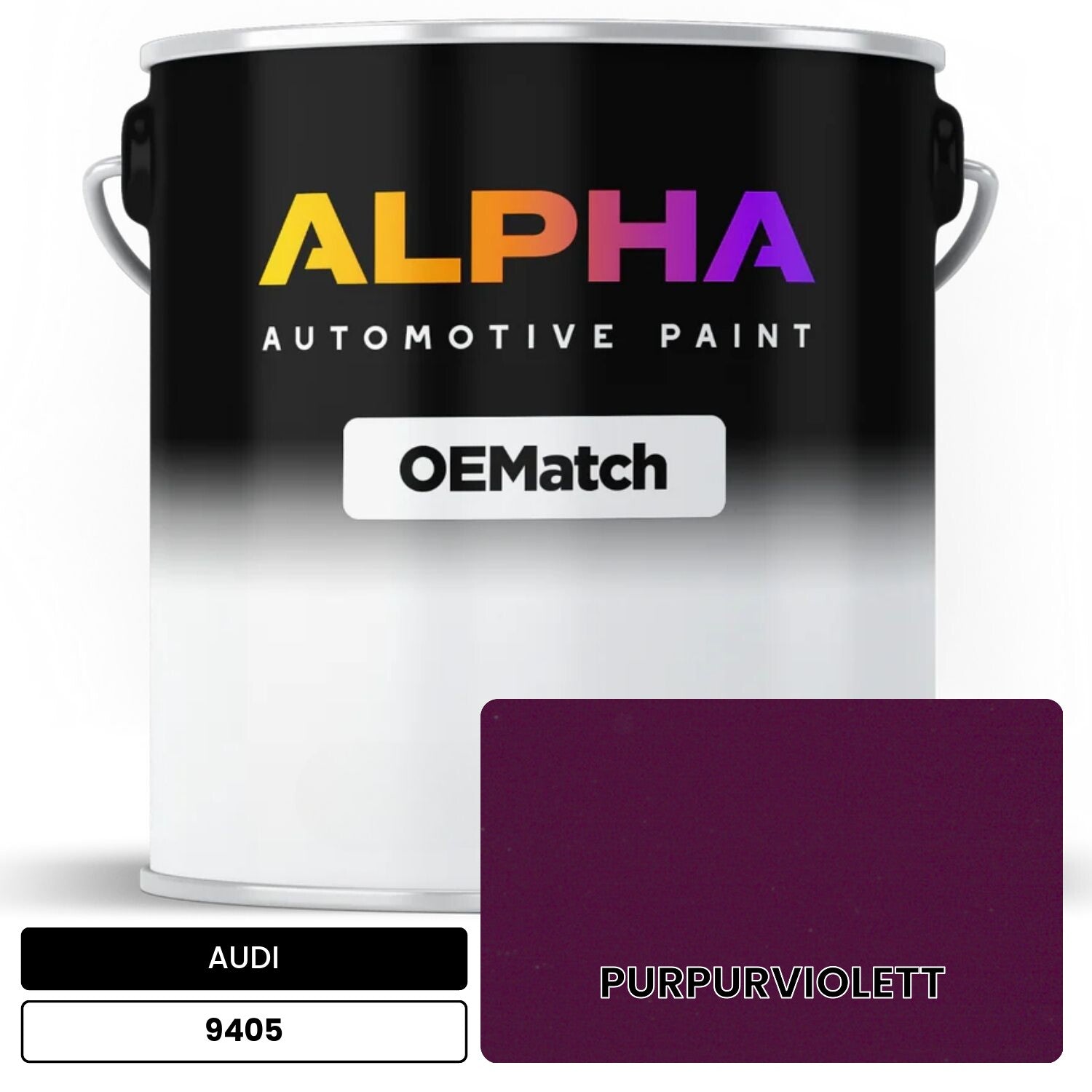 AUDI Purple Violet 9405 OEMatch Basecoat