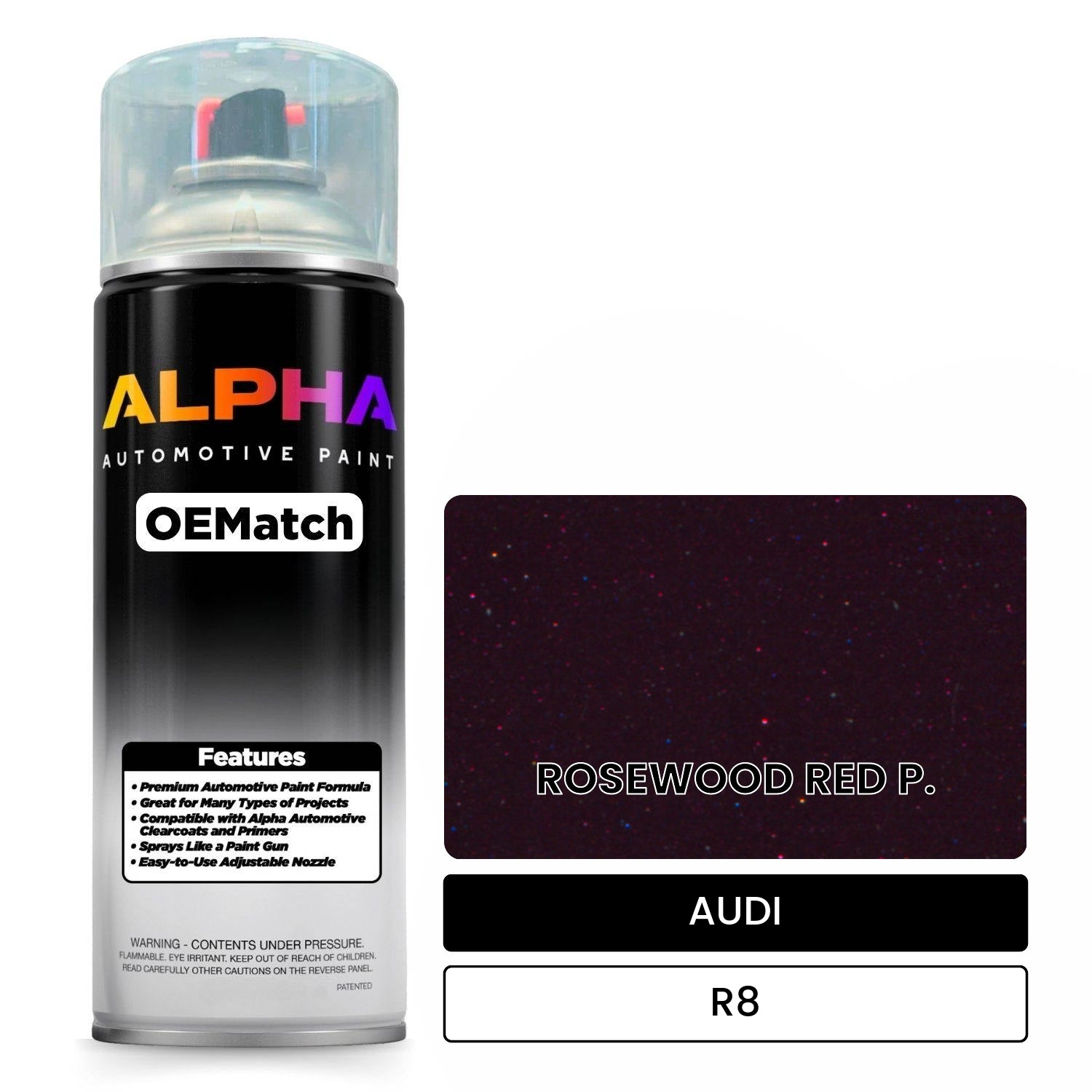 AUDI Rosewood Red Pearl R8 OEMatch Spraycan
