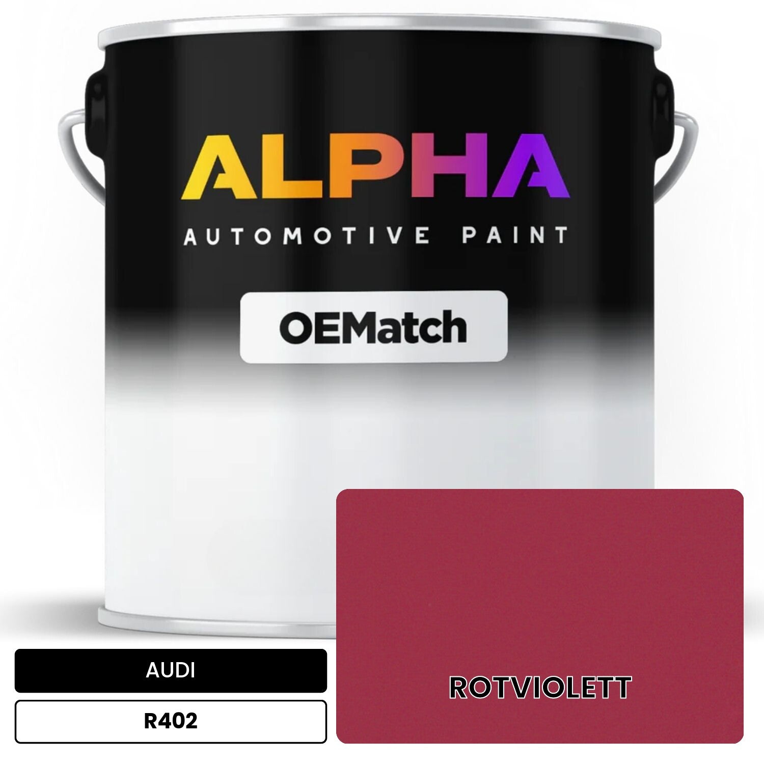 AUDI Rotviolett R402 OEMatch Basecoat