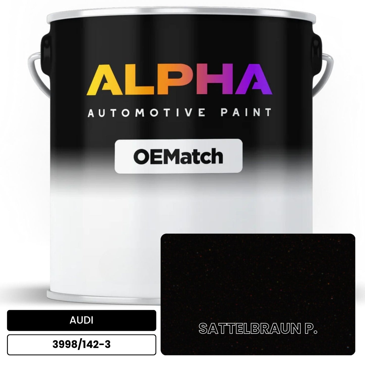 AUDI Saddle Brown 3998/142-3 OEMatch Basecoat
