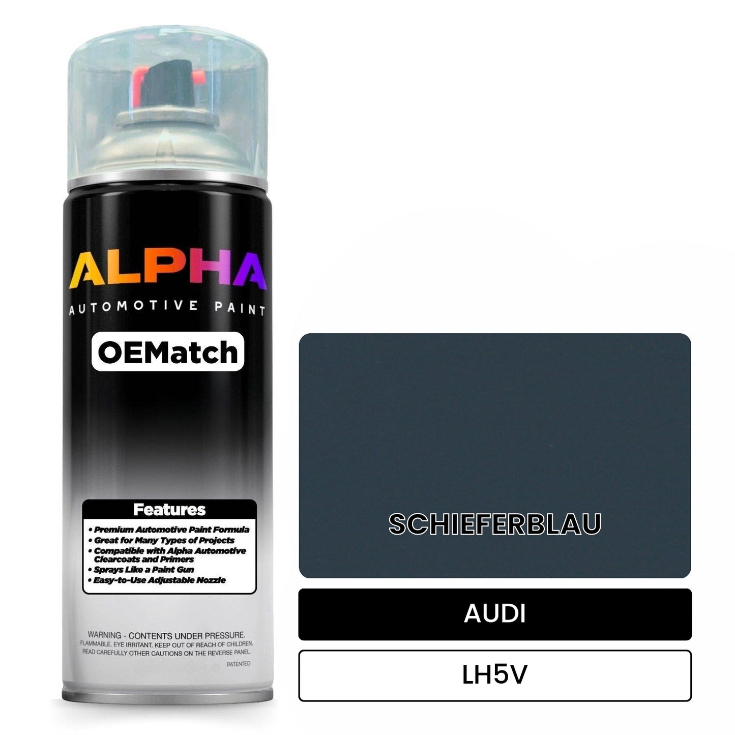 AUDI Slate Blue LH5V OEMatch Spraycan