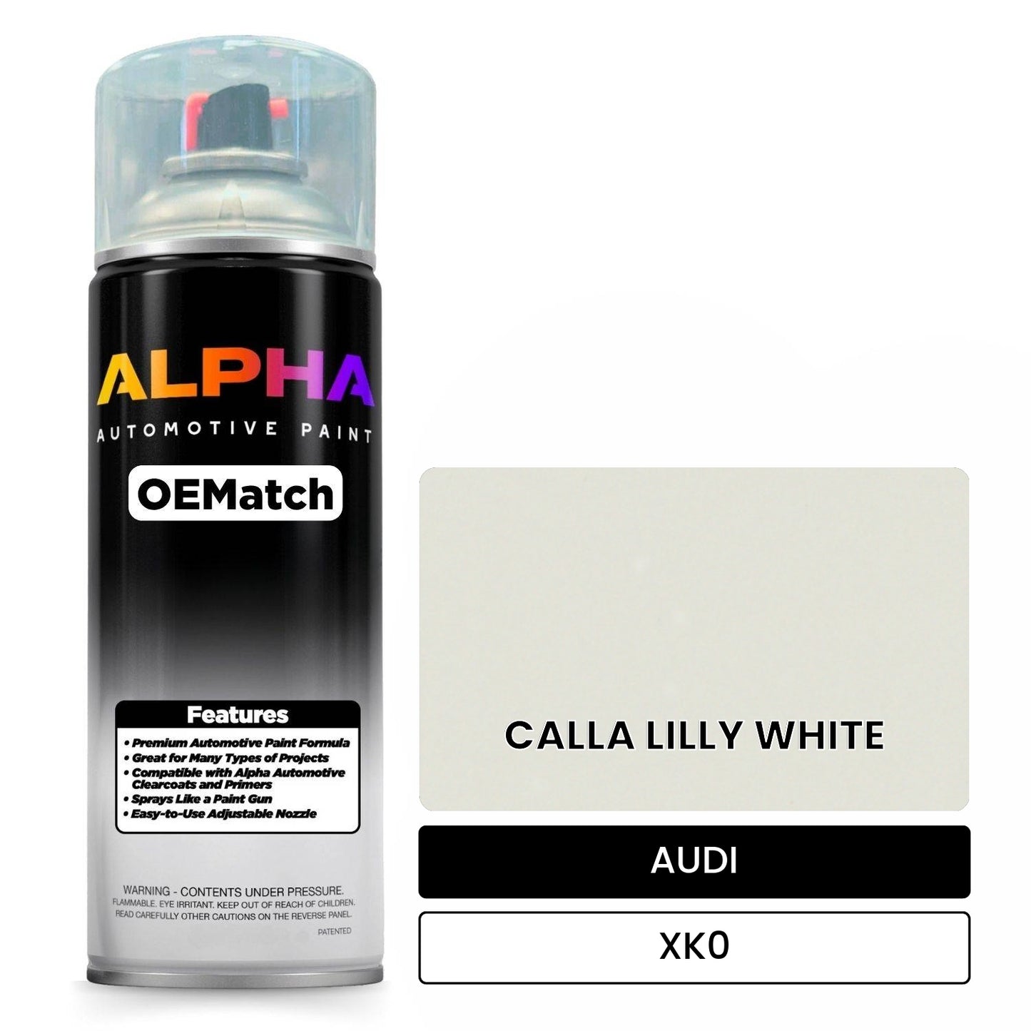 AUDI Stone White XK0 OEMatch Spraycan