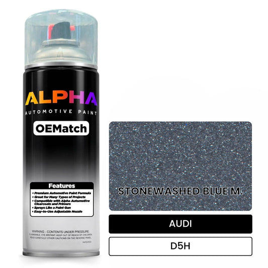 AUDI Stonewashed Blue Metallic D5H OEMatch Spraycan