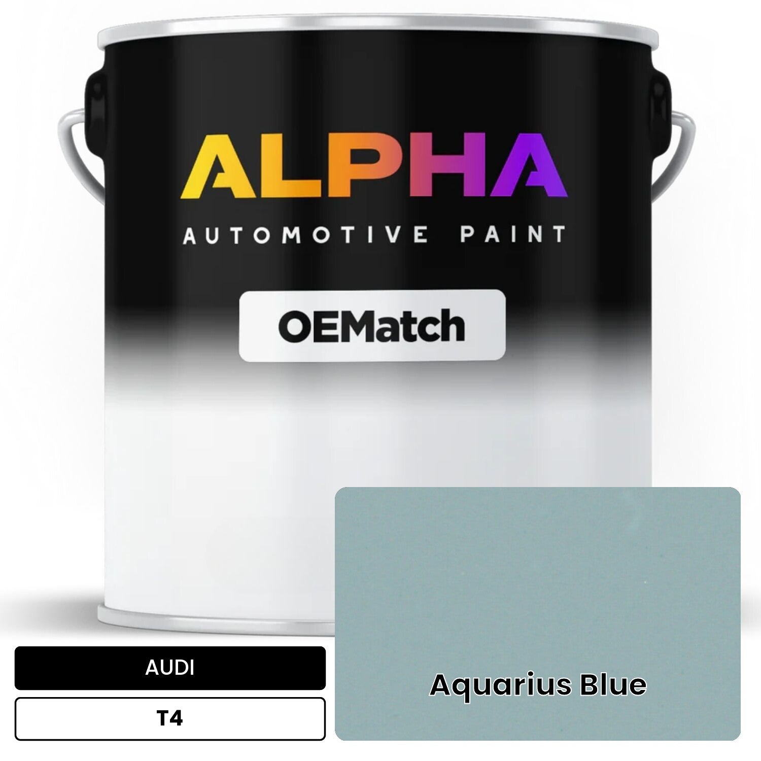 AUDI Aquarius Blue T4 OEMatch Basecoat