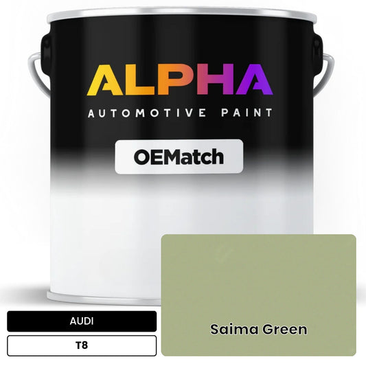 AUDI Saima Green T8 OEMatch Basecoat