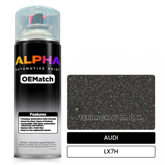 AUDI Terragrau Metallic LX7H OEMatch Spraycan