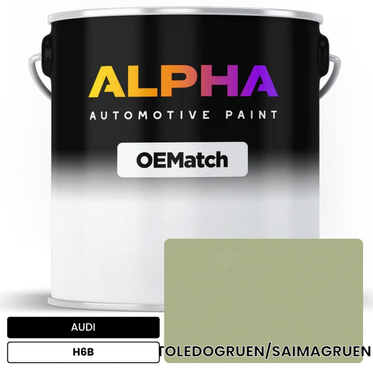 AUDI Toledo Green H6B OEMatch Basecoat