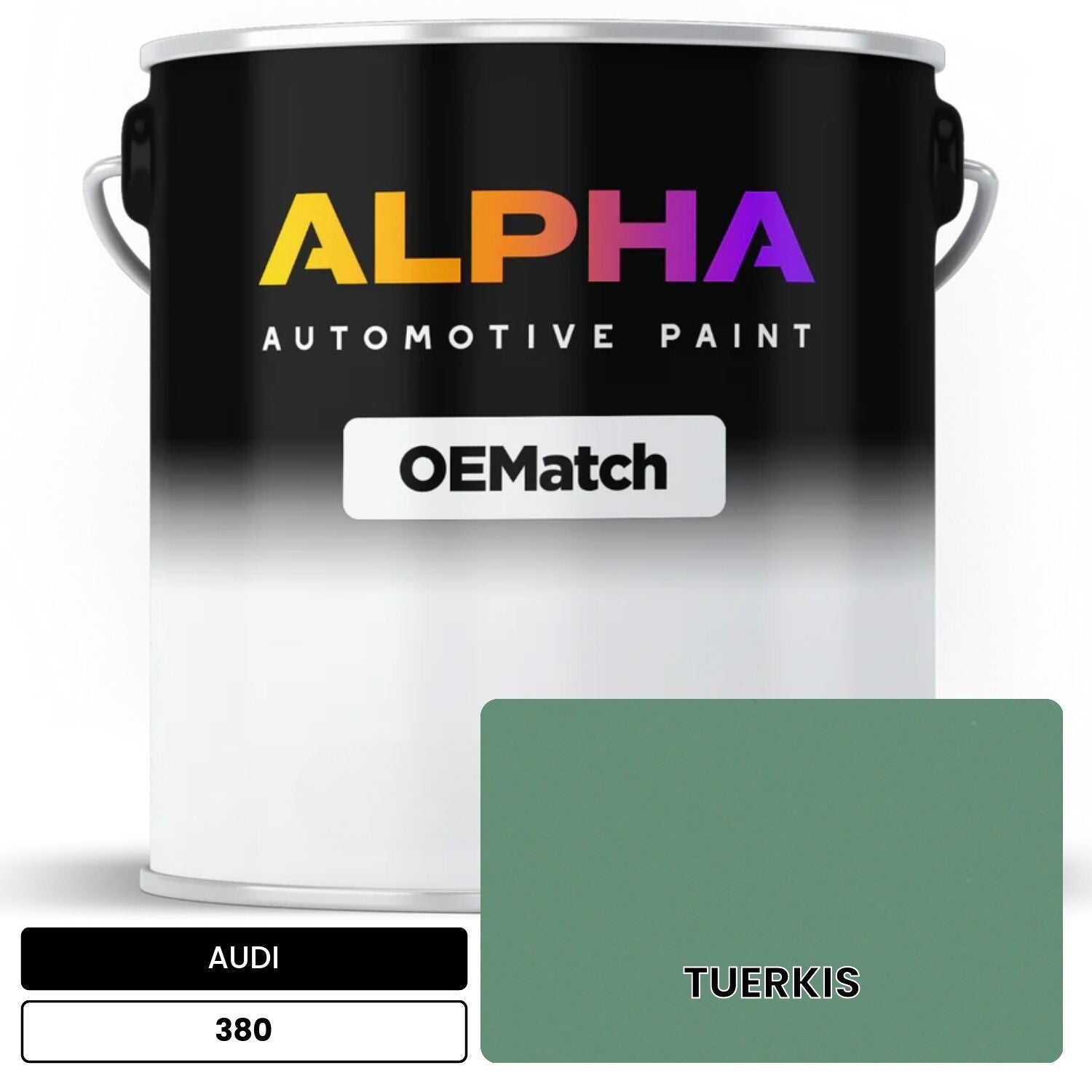 AUDI Turquoise 380 OEMatch Basecoat
