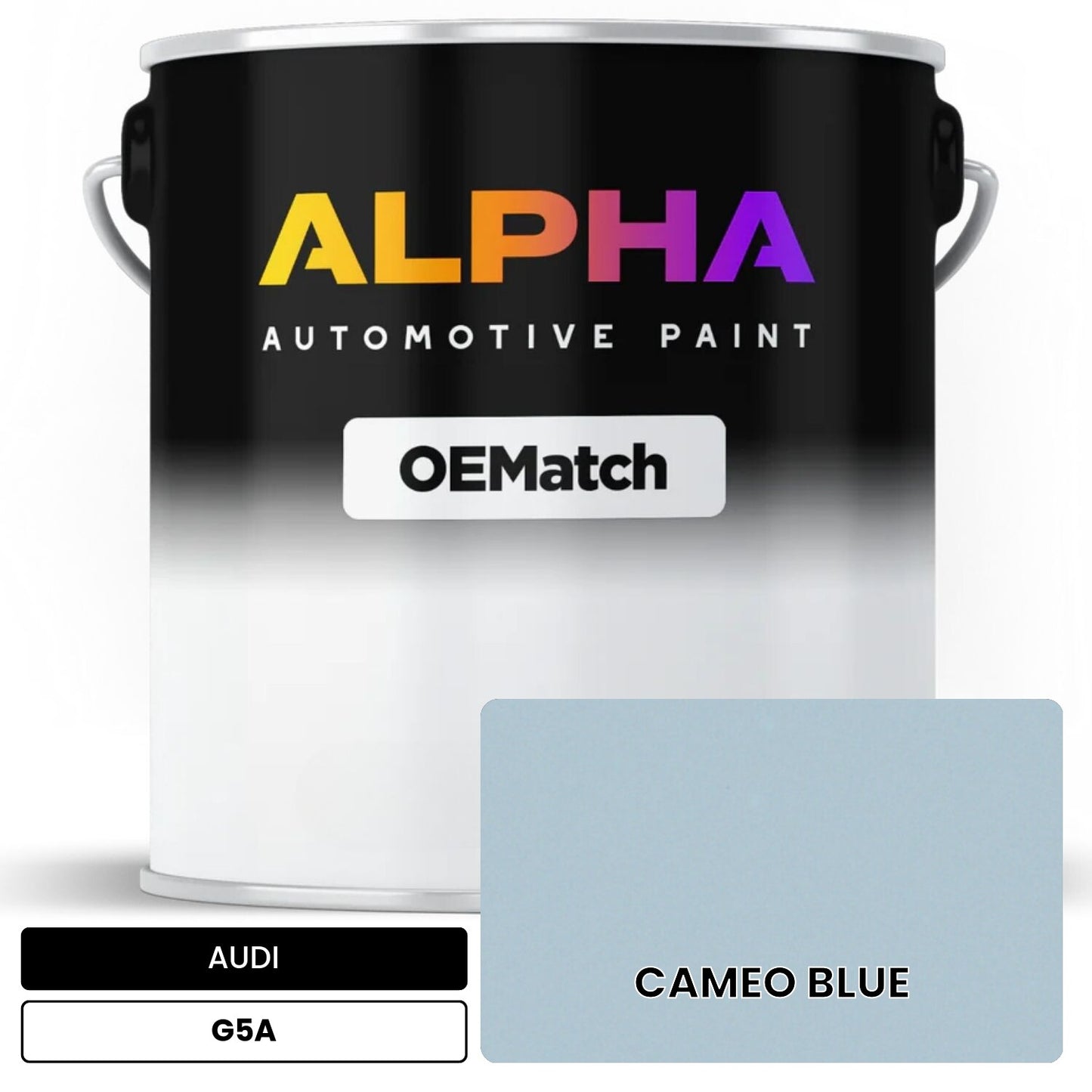 AUDI Vapor Blue G5A OEMatch Basecoat