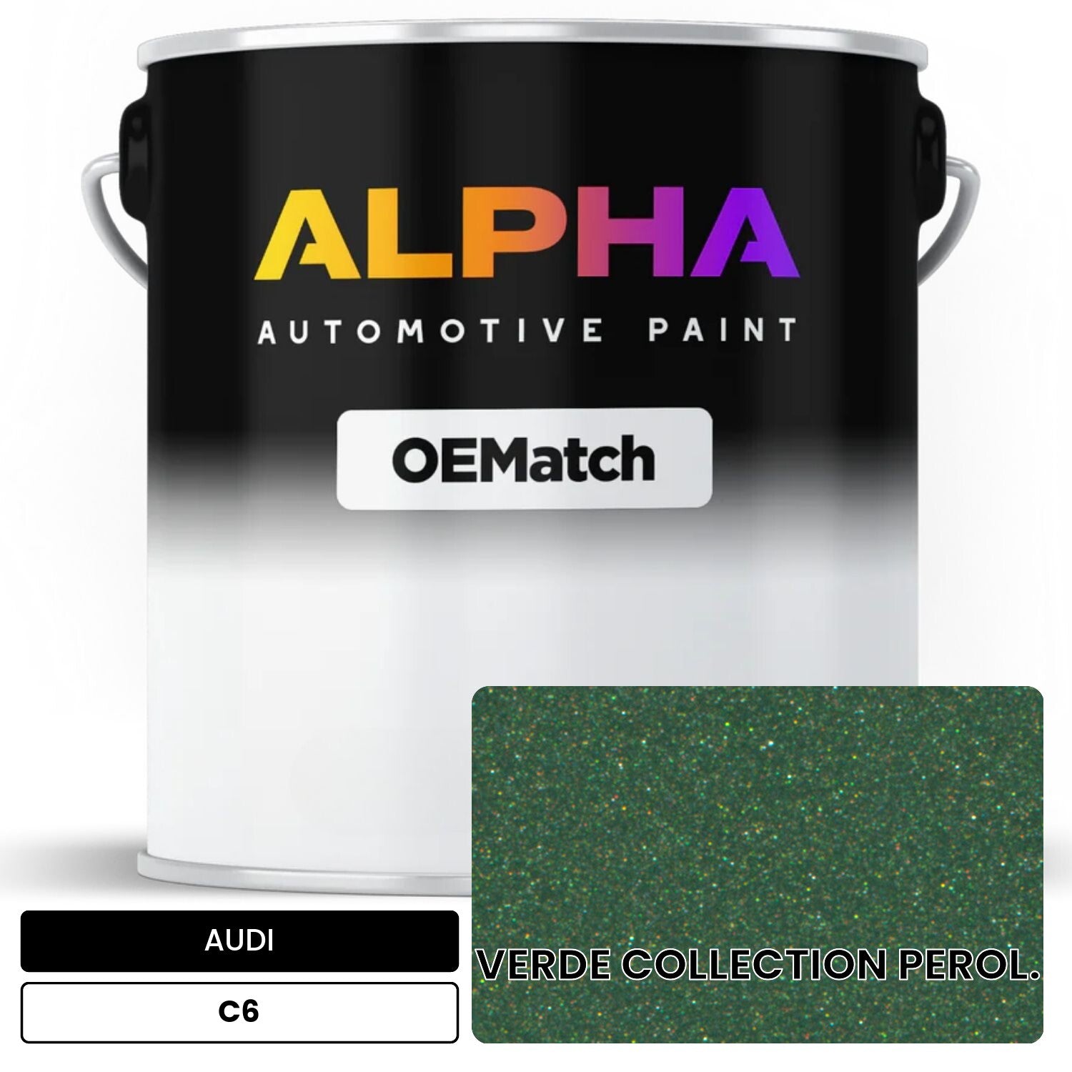 AUDI Verde Collection Pearl C6 OEMatch Basecoat