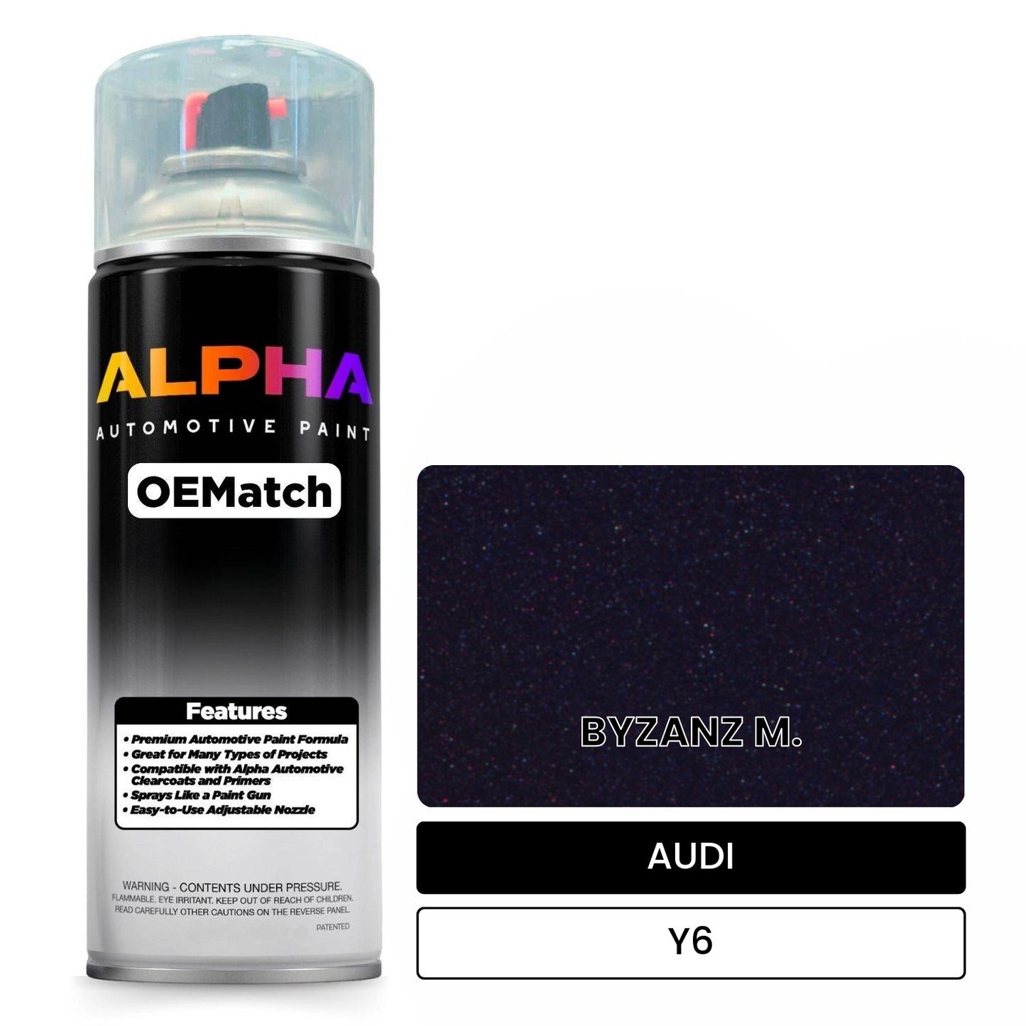 AUDI Byzance Metallic Y6 OEMatch Spraycan