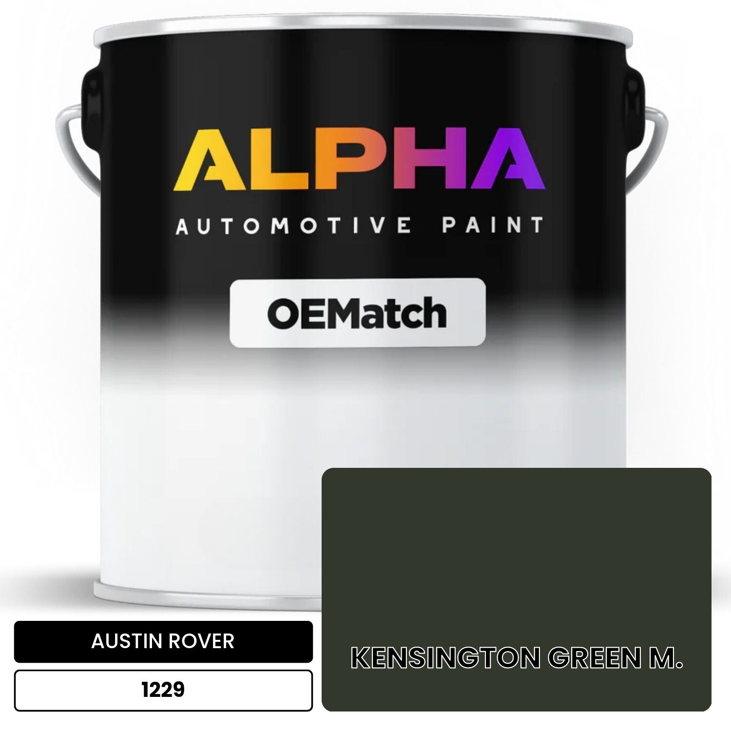 AUSTIN ROVER KENSINGTON GREEN M. 1229 OEMatch Basecoat