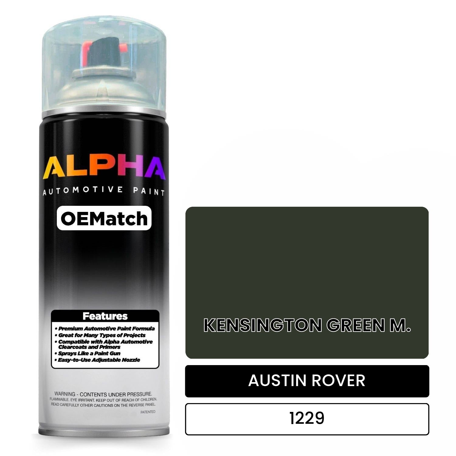 AUSTIN ROVER KENSINGTON GREEN M. 1229 OEMatch Spraycan