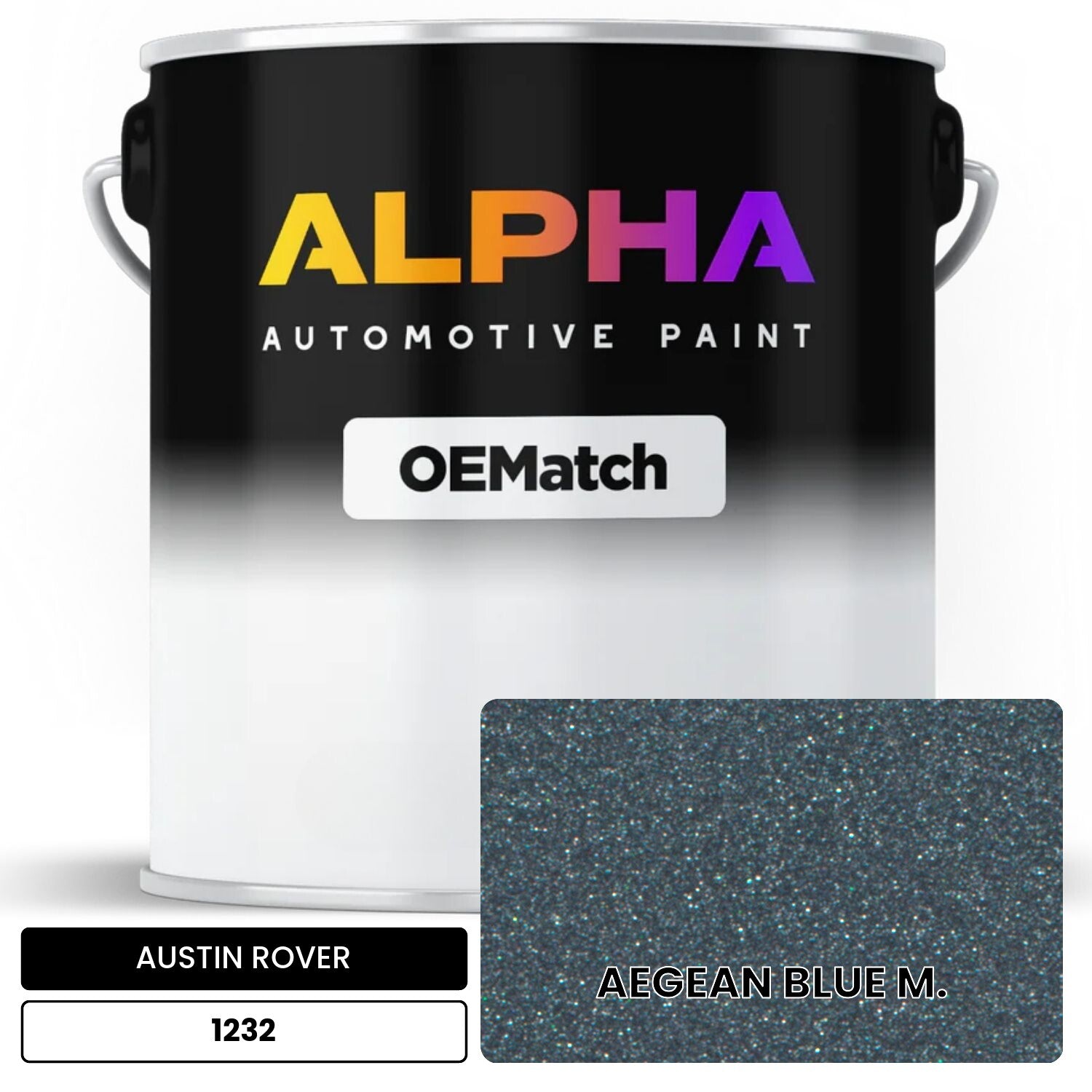AUSTIN ROVER AEGEAN BLUE M. 1232 OEMatch Basecoat
