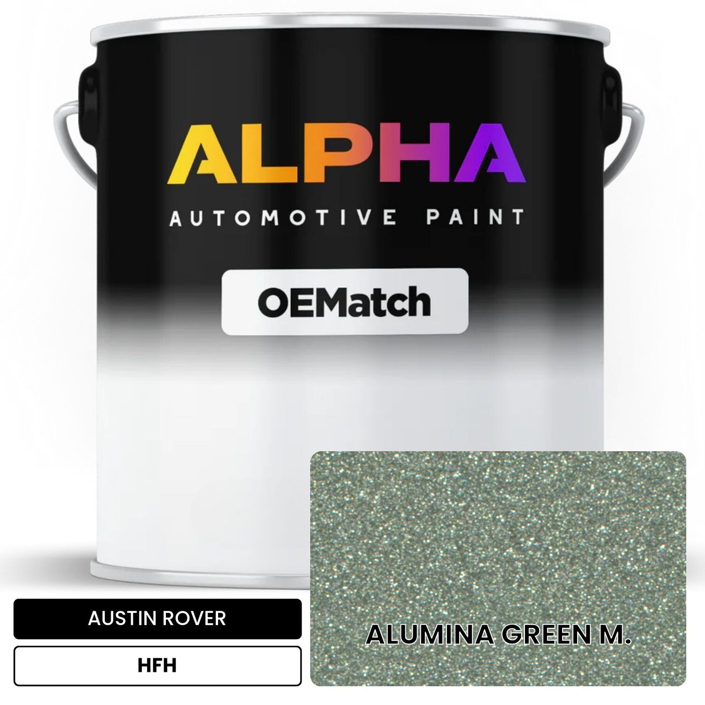 AUSTIN ROVER ALUMINA GREEN M. HFH OEMatch Basecoat
