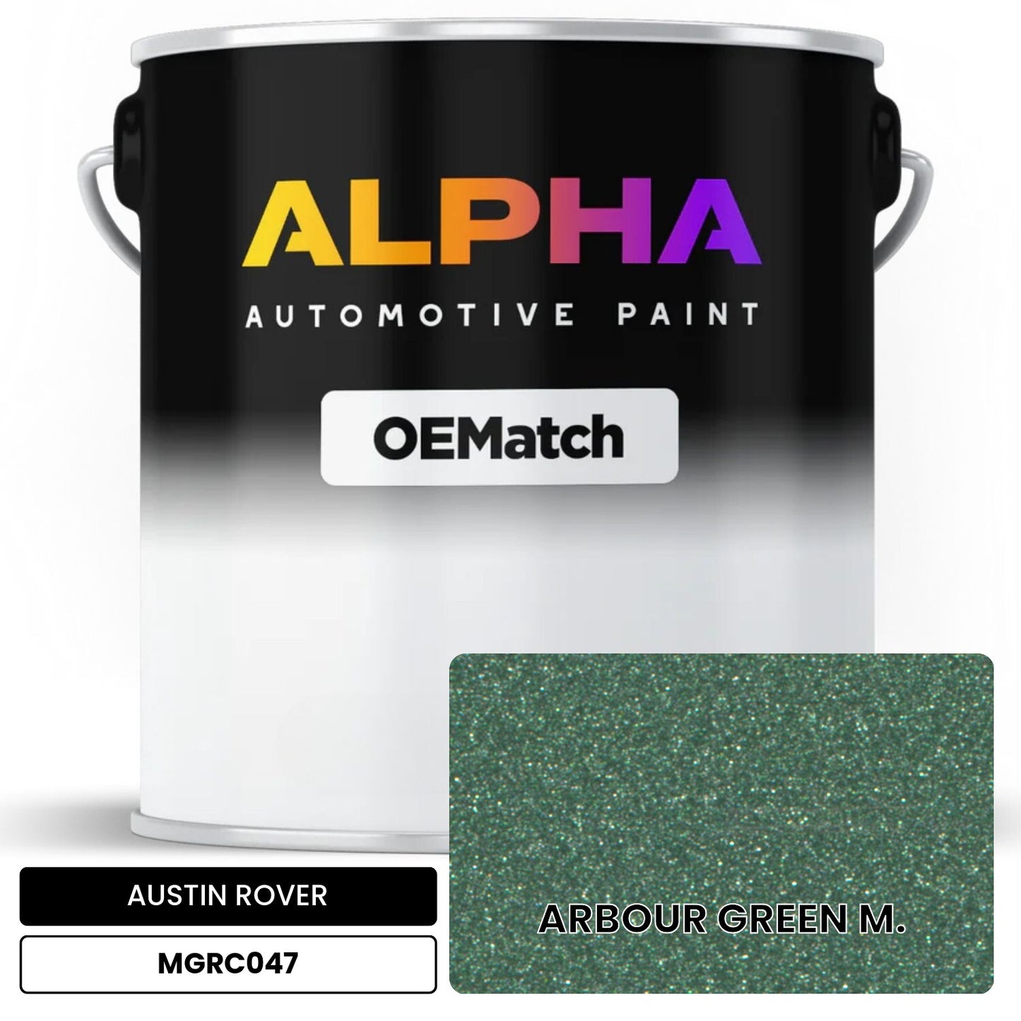 AUSTIN ROVER ARBOUR GREEN M. MGRC047 OEMatch Basecoat