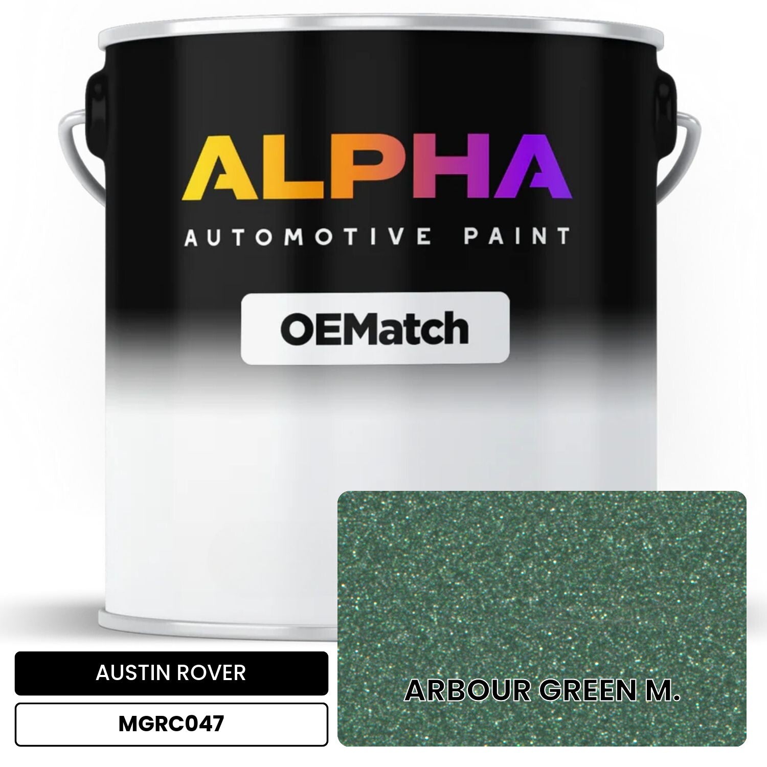 AUSTIN ROVER ARBOUR GREEN M. MGRC047 OEMatch Basecoat