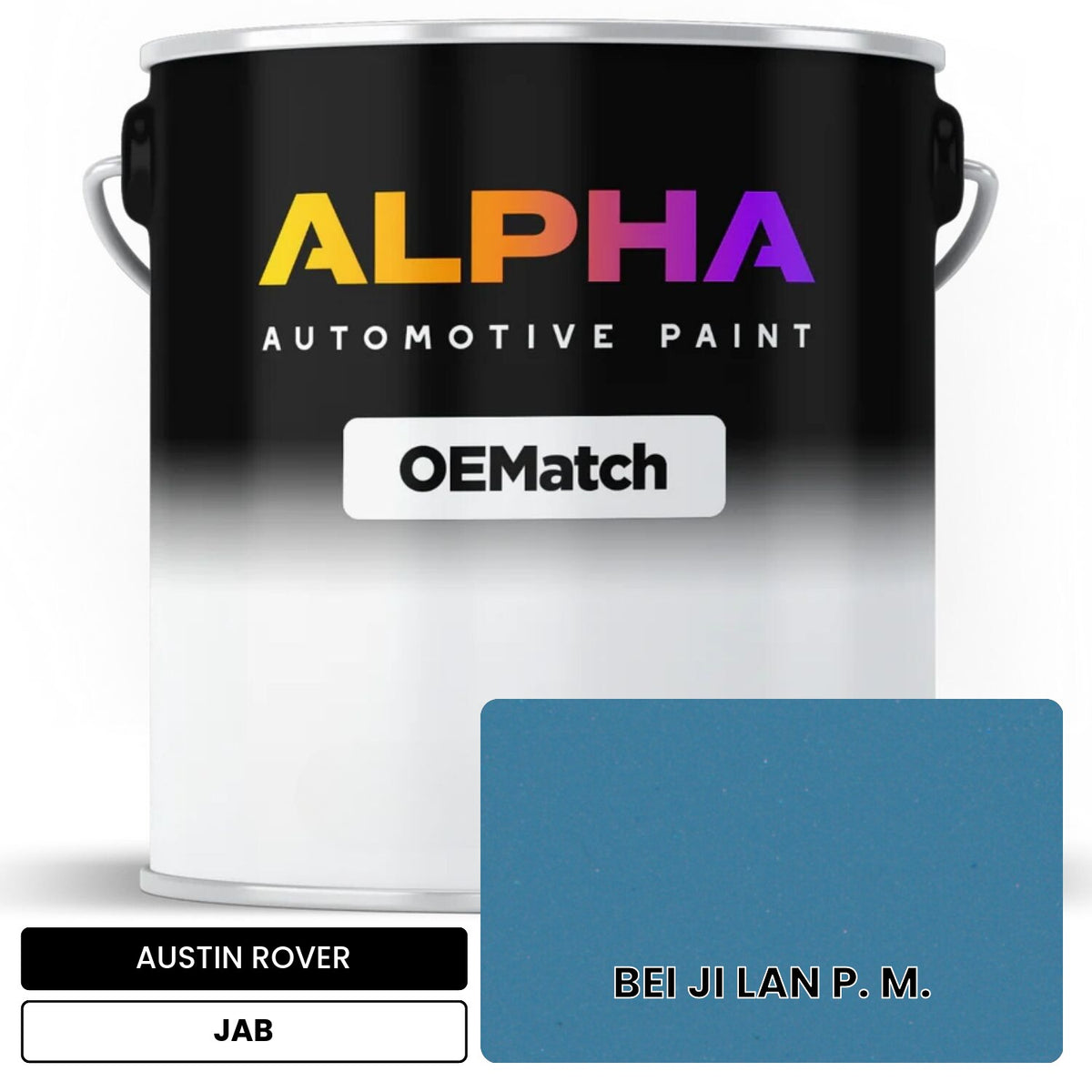 AUSTIN ROVER BEI JI LAN P. M. JAB OEMatch Basecoat