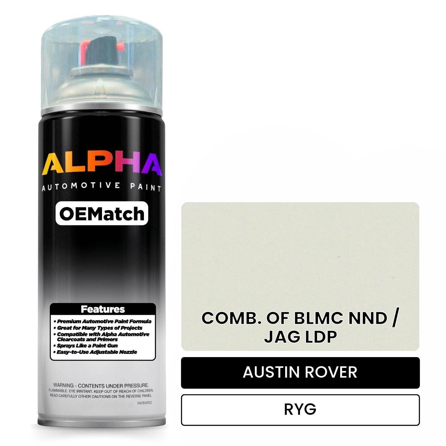 AUSTIN ROVER COMB. OF BLMC NND / JAG LDP RYG OEMatch Spraycan