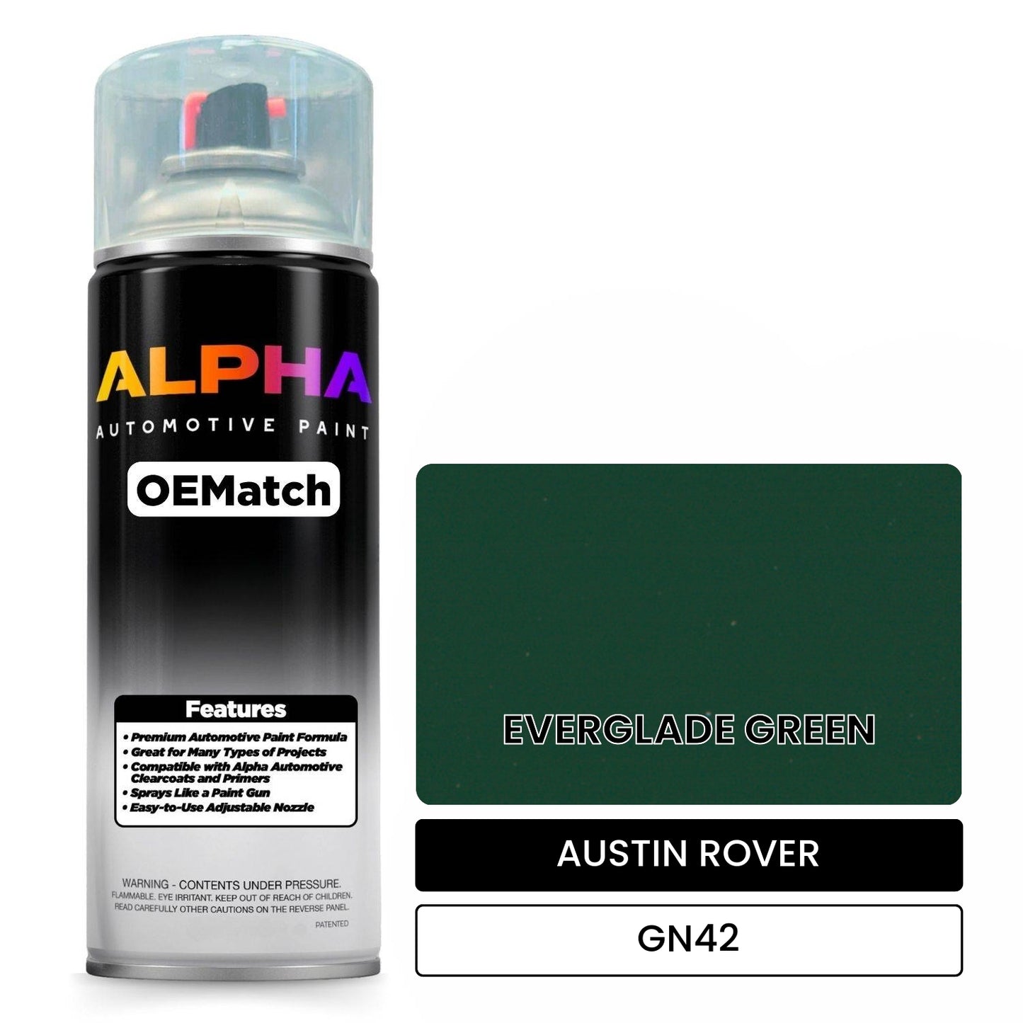 AUSTIN ROVER EVERGLADE GREEN GN42 OEMatch Spraycan