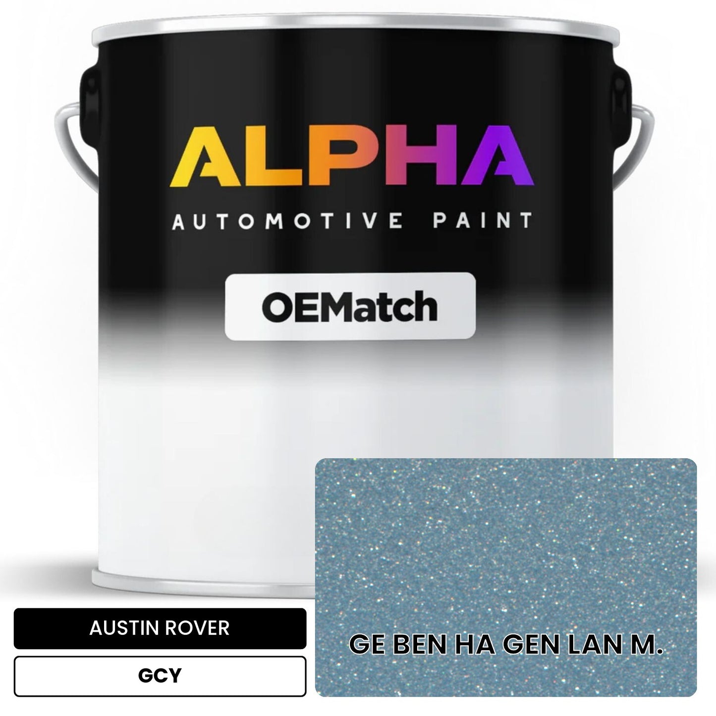 AUSTIN ROVER GE BEN HA GEN LAN M. GCY OEMatch Basecoat