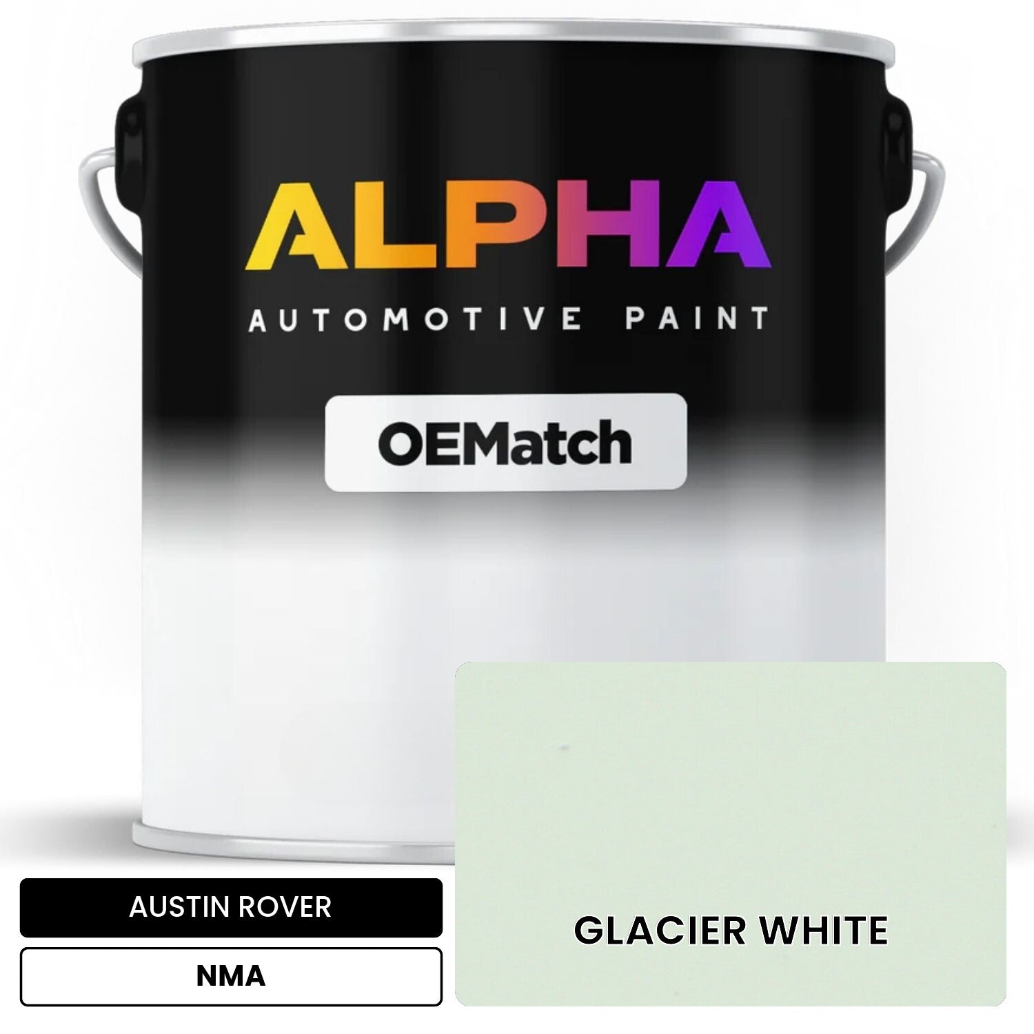 AUSTIN ROVER GLACIER WHITE NMA OEMatch Basecoat