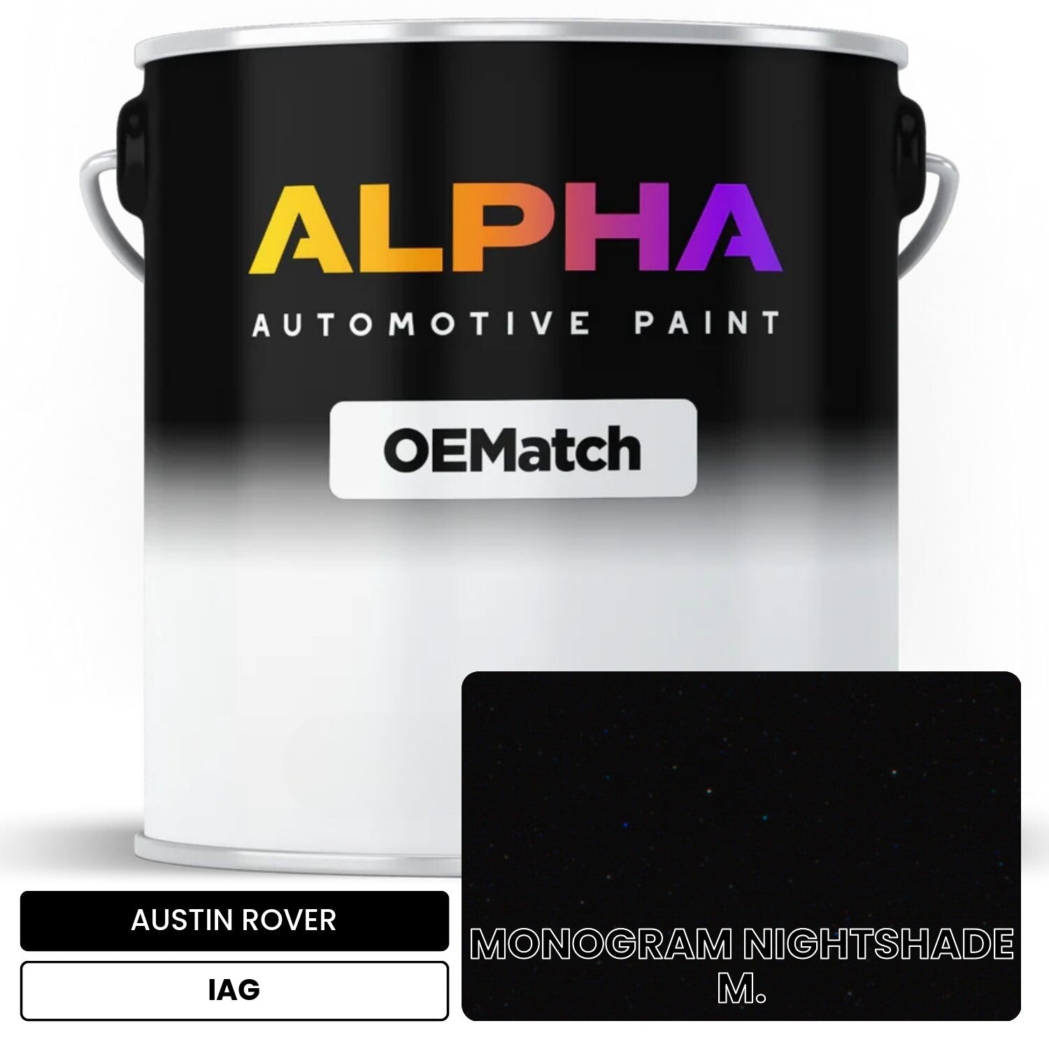 AUSTIN ROVER MONOGRAM NIGHTSHADE M. IAG OEMatch Basecoat