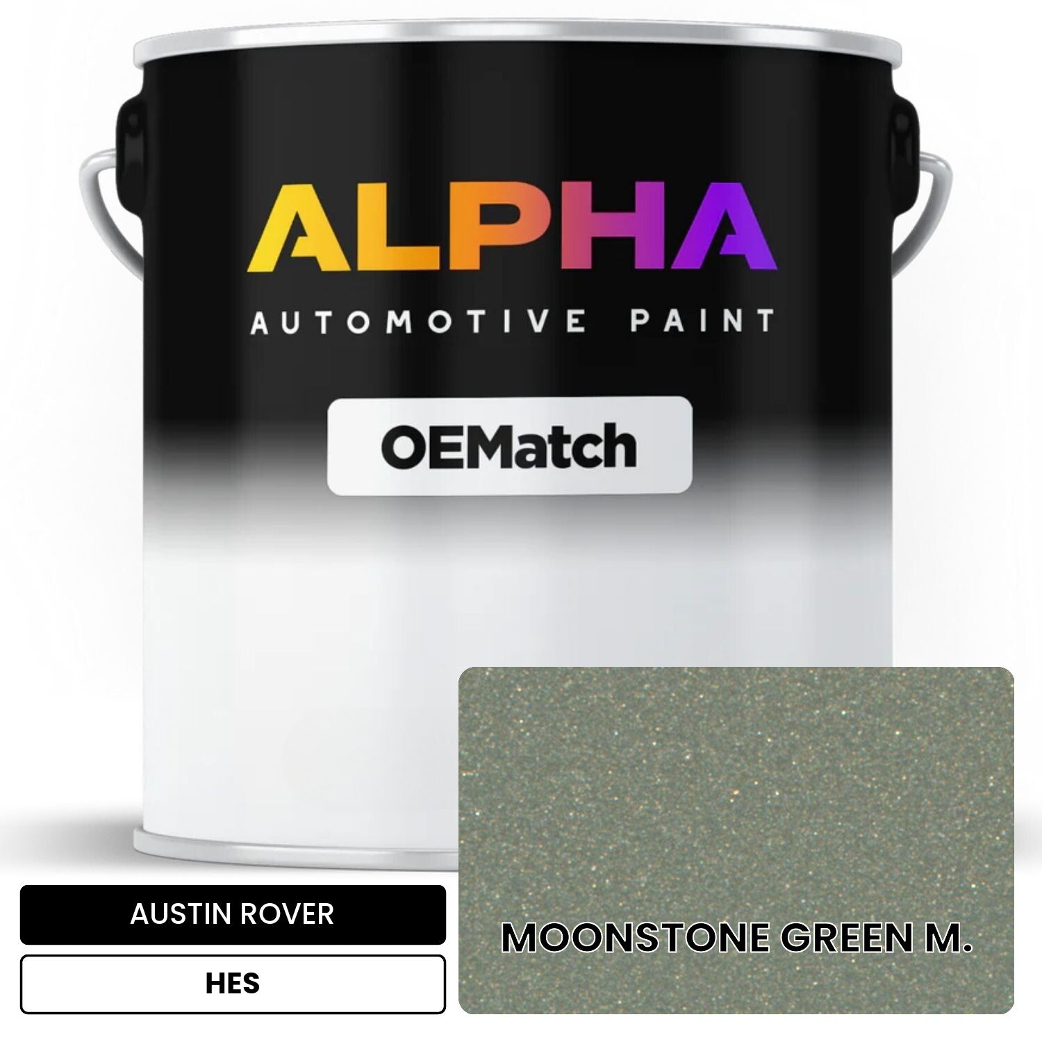 AUSTIN ROVER MOONSTONE GREEN M. HES OEMatch Basecoat