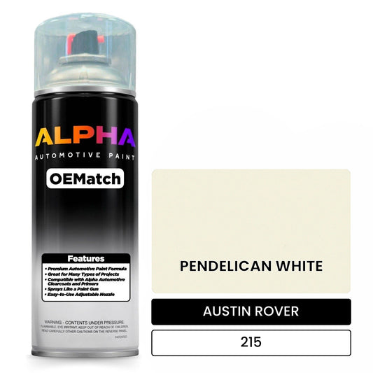 AUSTIN ROVER PENDELICAN WHITE 215 OEMatch Spraycan
