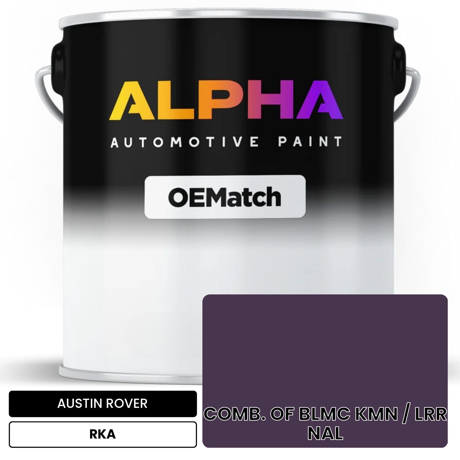 AUSTIN ROVER COMB. OF BLMC KMN / LRR NAL RKA OEMatch Basecoat