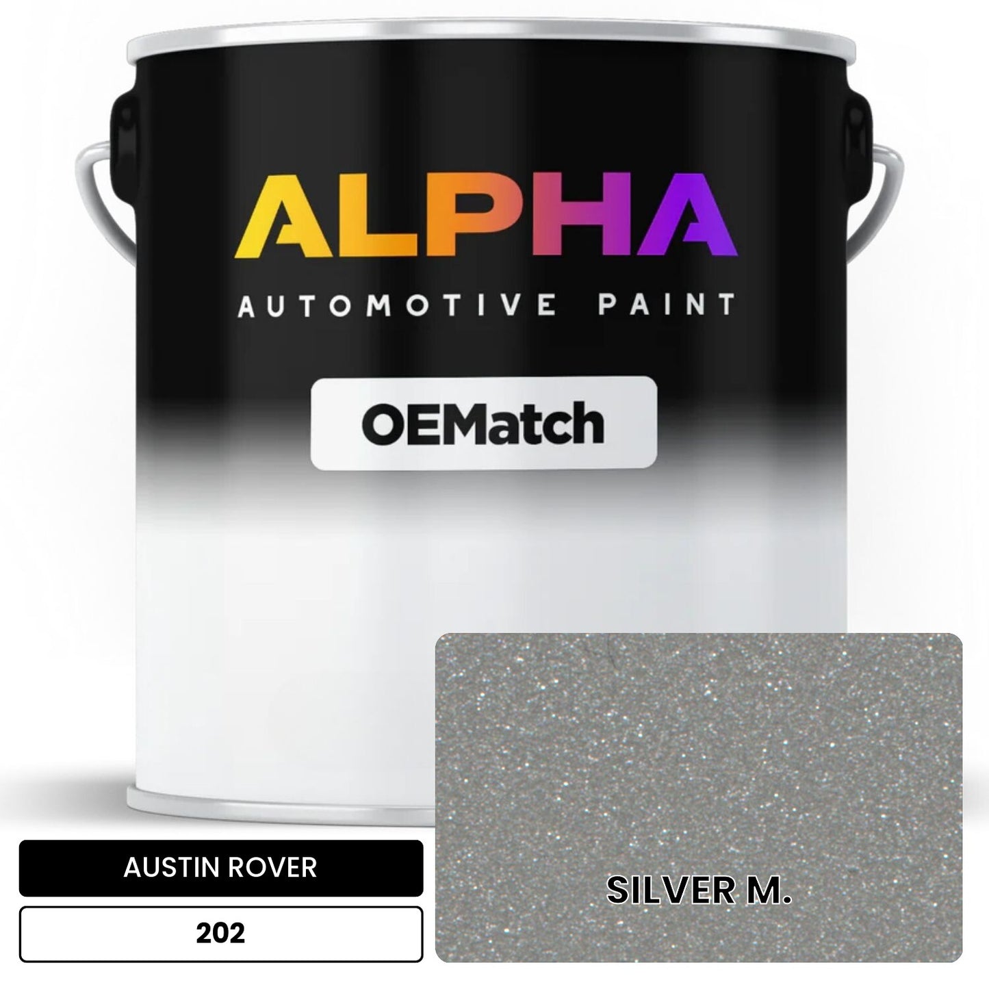 AUSTIN ROVER SILVER M. 202 OEMatch Basecoat