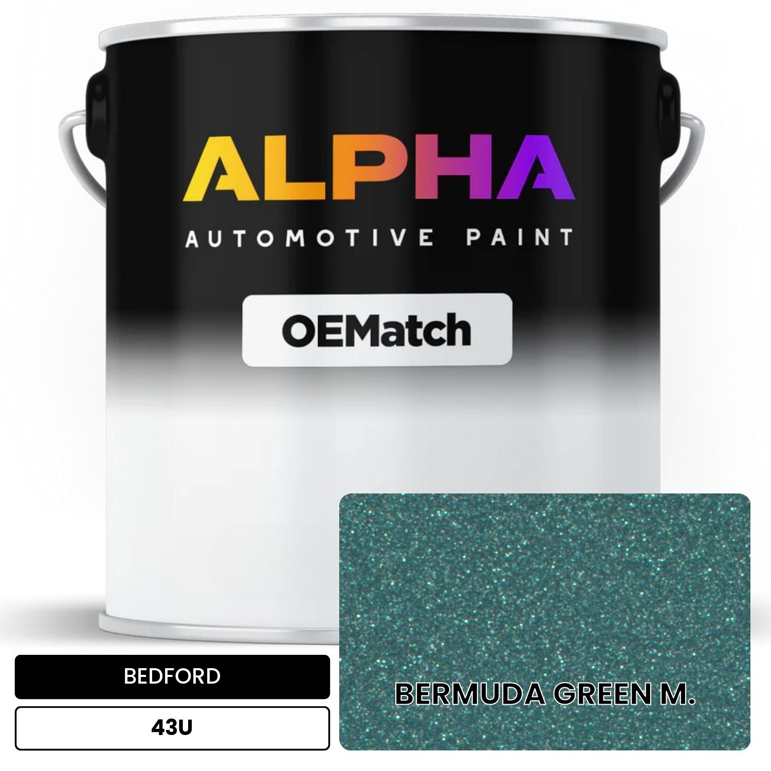 BEDFORD BERMUDA GREEN M. 43U OEMatch Basecoat