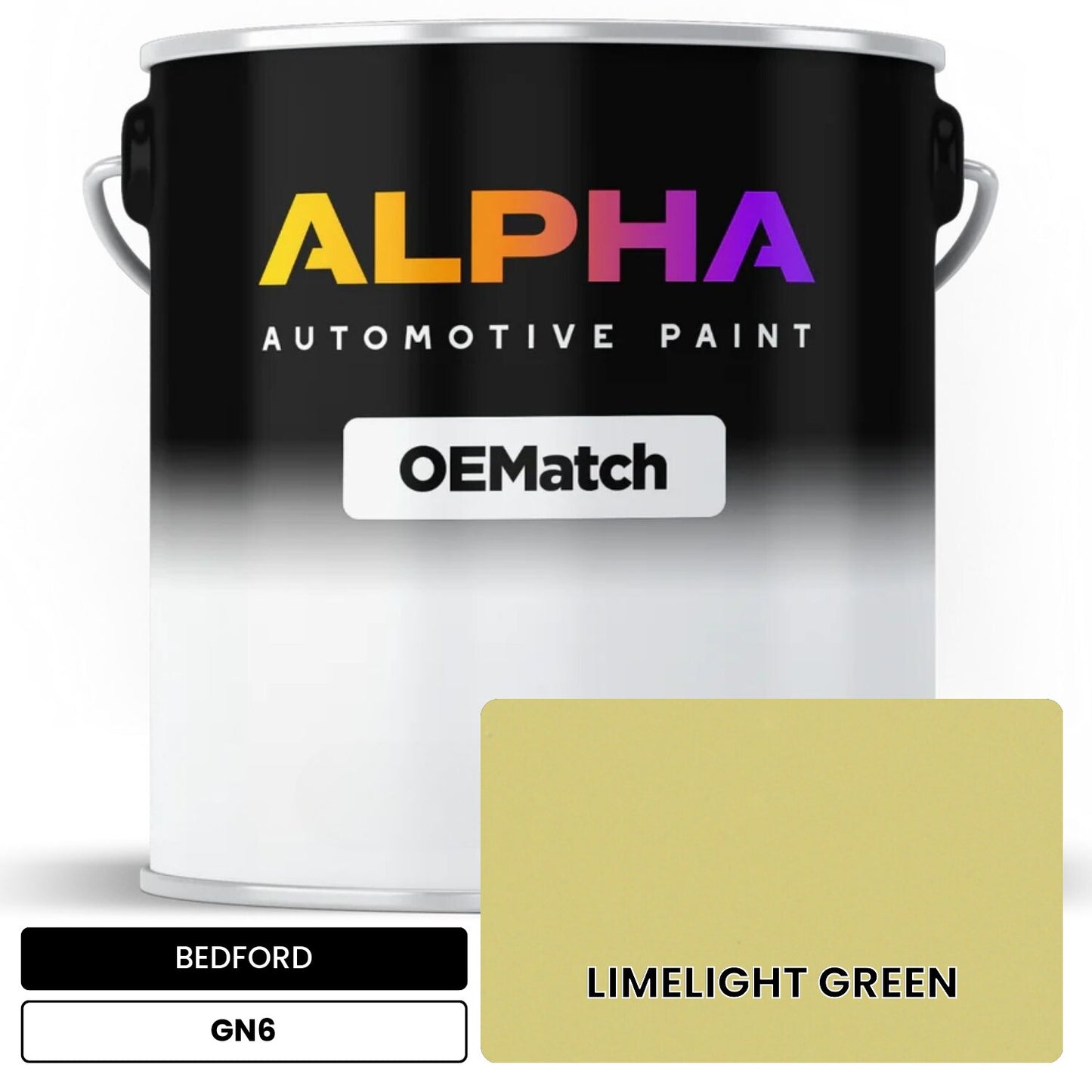 BEDFORD LIMELIGHT GREEN GN6 OEMatch Basecoat