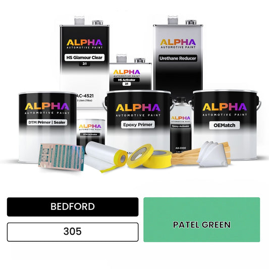 BEDFORD PATEL GREEN 305 OEMatch Vehicle Paint Kit