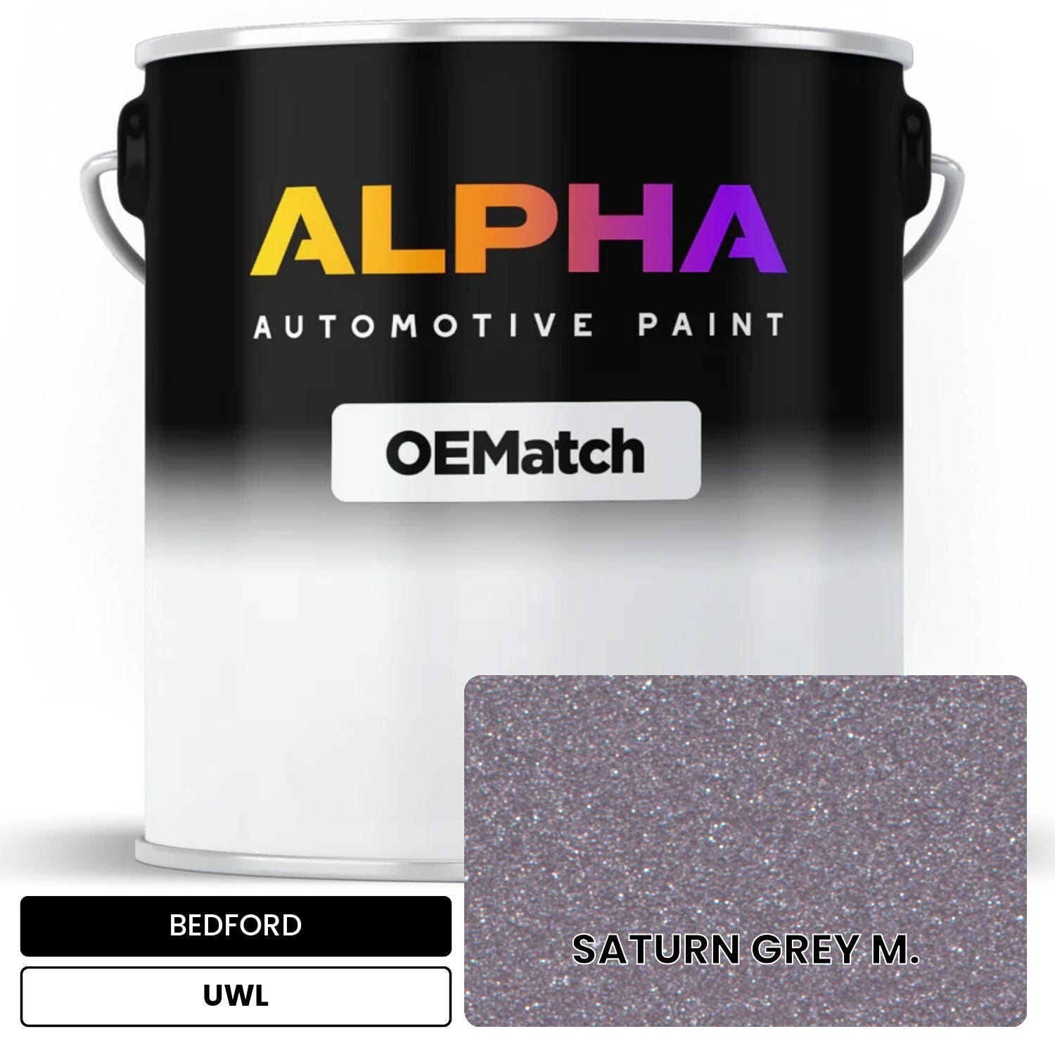 BEDFORD SATURN GREY M. UWL OEMatch Basecoat