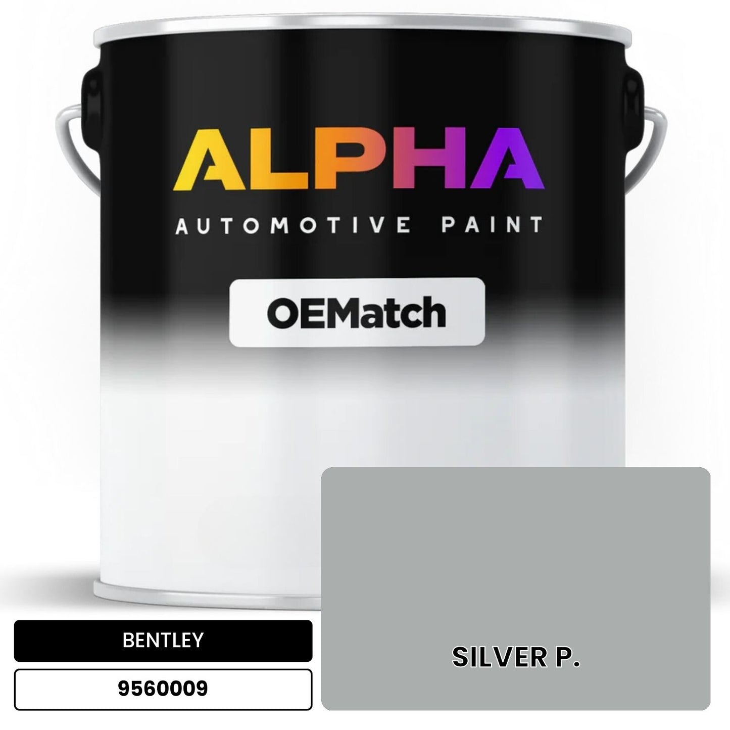 BENTLEY SILVER P. 9560009 OEMatch Basecoat