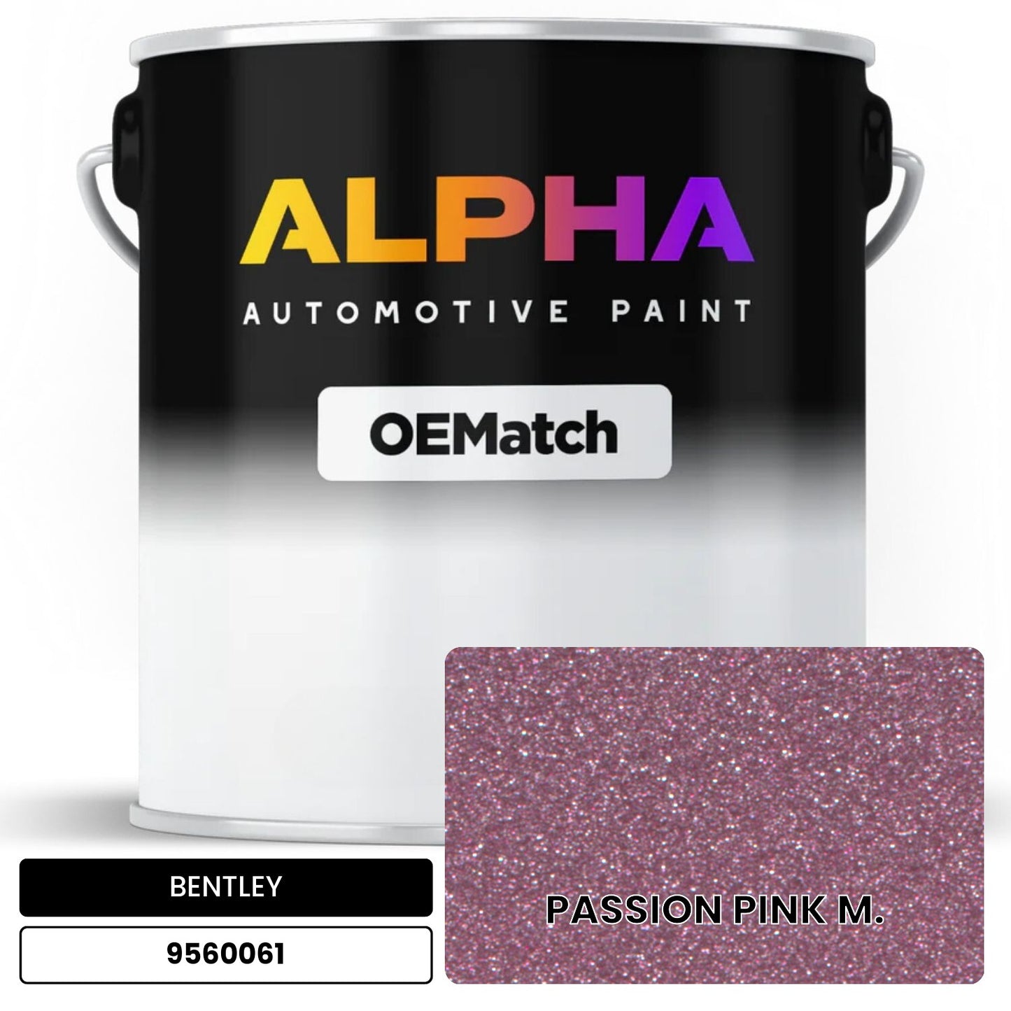 BENTLEY PASSION PINK M. 9560061 OEMatch Basecoat